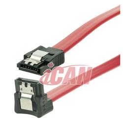 iCAN SATA 3 6GB/s Data Cable Straight-Right Angle - 100cm