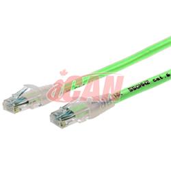 iCAN CAT6 RJ45 Patch Cable, Snagless – 7 ft. (Light Green)