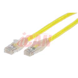 iCAN CAT6 RJ45 Patch Cable, Snagless - 75 ft. (Light Yellow) (C6ENB-075YEL)