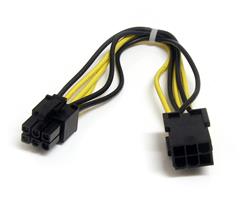 STARTECH 6-pin PCI Express Power Extension Cable - 8 in