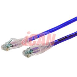 iCAN CAT6 RJ45 Patch Cable, Snagless - 1 ft. (Dark Blue)