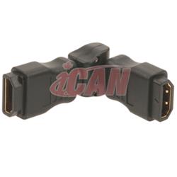 iCAN HDMI F/F Adapter 360 Degree SWIVEL (ADP HDMI-FF-SW) Replaced by CAICA00104(Open Box)