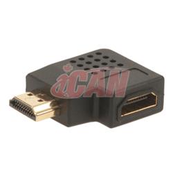 iCAN HDMI to HDMI, Male to Female, 90° Vertical Flat, Adapter