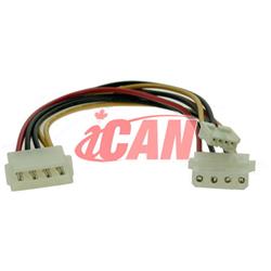 iCAN Internal Computer Power Splitting Cable/Cord - Molex 4-pin