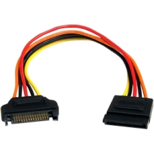 STARTECH 15Pin-to-15Pin SATA Power Extension Cable - 8 in