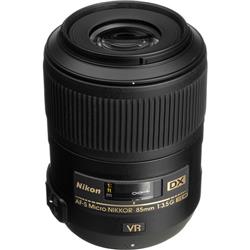 Nikon AF-S DX Micro NIKKOR 85mm f/3.5G ED VR Lens | Compact, DX-Format Micro Lens | Nikon VR II Image Stabilization | Focuses t