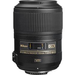 Nikon AF-S DX Micro NIKKOR 85mm f/3.5G ED VR Lens | Compact, DX-Format Micro Lens | Nikon VR II Image Stabilization | Focuses t