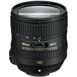 Nikon AF-S NIKKOR 24-85mm f/3.5-4.5G ED VR Lens | For FX-Format DSLRs | Wide Angle to Medium Telephoto 3.5x Zoom | Three Aspher