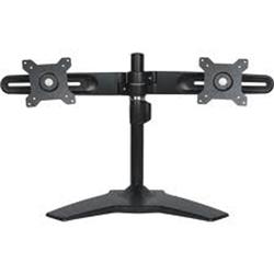 Planar (997-5253-00) AS2 Black Dual Monitor Stand | Up to 30kg, Up to 24" LCD Monitor | Black, Desk-mountable