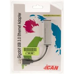 iCAN USB 3.0 to 10/100/1000 Gigabit Ethernet Adapter