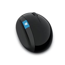 Microsoft Sculpt Ergonomic Mouse - Black  (L6V-00002) | 2.4GHz Wireless , Windows Button , BlueTrack