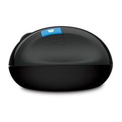 Microsoft Sculpt Ergonomic Mouse - Black  (L6V-00002) | 2.4GHz Wireless , Windows Button , BlueTrack