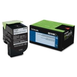 LEXMARK 801HK Black High Yield Return Program Toner Cartridge