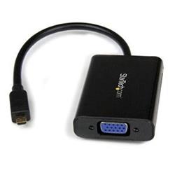 STARTECH Micro HDMI to VGA Adapter Converter with Audio for Smartphone