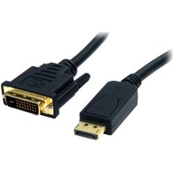 STARTECH DisplayPort to DVI Cable - M/M - (Single-Link) Black - 6ft.