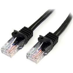 STARTECH Snagless Cat 5e UTP Patch Cable (Black) - 6 ft.