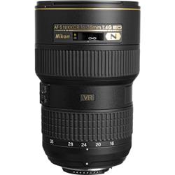 Nikon AF-S Nikkor 16-35mm f/4G ED VR Wide Angle Zoom Lens ~ | Vibration Reduction (VR II) | 2 ED & 3 Aspherical Lens Elements |