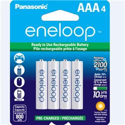 PANASONIC Eneloop AAA 800mAh NiMH Rechargeable Battery 4 Pack