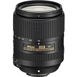 Nikon AF-S DX NIKKOR 18-300mm f/3.5-6.3G ED VR Lens | 27-450mm (35mm Equivalent) | Three Aspherical Elements | Three ED Glass E