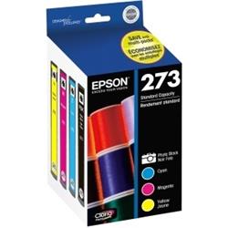 EPSON 273 Photo Black and Color Ink Cartridge Value Pack (T273520-S)