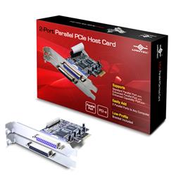 VANTEC 2-Port Parallel PCIe Host Card (UGT-PCE20PL)