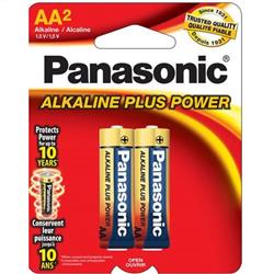 PANASONIC AA Alkaline Battery 2 Pack