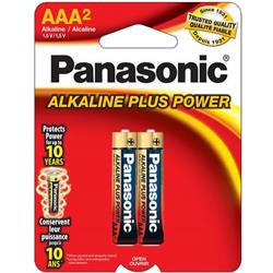 PANASONIC AAA Alkaline Battery 2 Pack