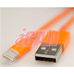 iCAN (AP LTN8P8-4OR) - Câble de chargement / synchronisation Lightning mâle vers USB mâle spécialement conçu pour iPhone 6, ...