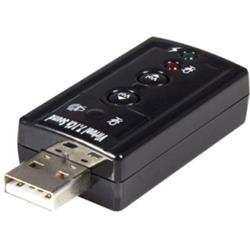 StarTech Virtual 7.1 USB Stereo Audio Adapter External Sound Card - USB - External (ICUSBAUDIO7)