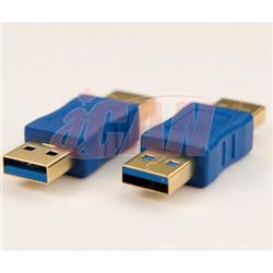 iCAN USB 3.0 SuperSpeed A Male to A Male Male Gold-plated adapter (1 pack)