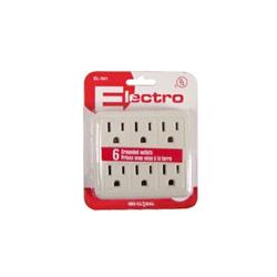 ELECTRO EL-541 Wall Tap 6 Outlets