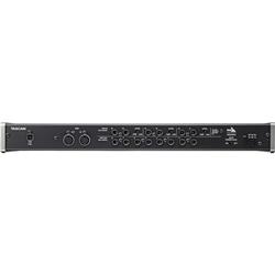 TASCAM US-16x08 - USB Audio/MIDI Interface | 24-bit/96 kHz Resolution | 8x XLR Mic Inputs & 8x TRS Line Inputs | DSP Monitor Mi