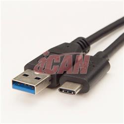 iCAN SuperSpeed USB3.1 (Gen 1) 5Gbps Type C (M) to Type A Male Cable(Open Box)