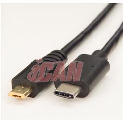 iCAN SuperSpeed USB3.1 (Gen 1) Type C to USB2.0 Micro B Cable, 3ft