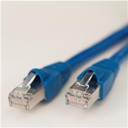 iCAN Premium 10Gigabit Computer Cable - 75FT STP SHIELDED  CAT6A FT4 High Speed Network Patch Cord (DARK BLUE)(C6ASB-075BLU)