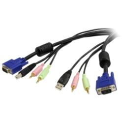 STARTECH (USBVGA4N1A6) 4-in-1 USB VGA KVM Switch Cable - 6ft.