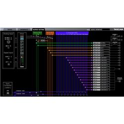 TASCAM US-20x20 - USB Audio Interface with Mic Preamps/Mixer | 20 Input/20 Output | 8 Ultra-HDDA Microphone Preamps | Phantom P