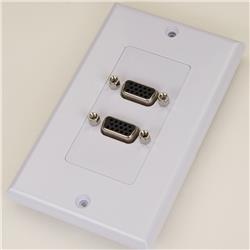 iCAN 2 Ports SVGA (HD14) Female/Female Keystone Faceplate