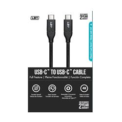 LBT USB-C to USB-C Data Cable, 3 ft