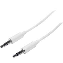 Câble audio stéréo fin blanc STARTECH 3,5 mm - 1 m