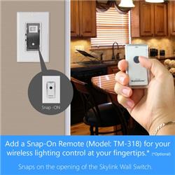 SKYLINK Wireless 3-Way On/Off/Dimmer Kit with Snap-on Cover (SK-7A)(Open Box)