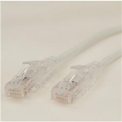 iCAN Super Slim Premium Cat6 Gigabit LAN Patch Cable, White, 1ft