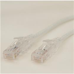 iCAN Super Slim Premium Cat6 Gigabit LAN Patch Cable, White - 25ft