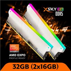 V-COLOR Manta XFinity+ aRGB 32 Go (2 x 16GB) DDR5 6000 MHz CL28 UDIMM