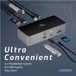 OWC TB5 11-Port Thunderbolt Dock with Thunderbolt Cable