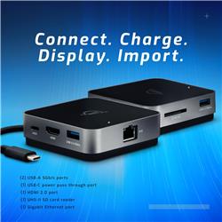 OWC avec Ethernet 1 Gb/s et câble intégré Station d'accueil portable