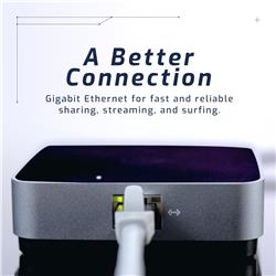 OWC avec Ethernet 1 Gb/s et câble intégré Station d'accueil portable