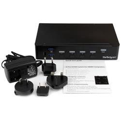 STARTECH 4 Ports USB 3.2 Gen 1 (5Gbps) KVM Switch