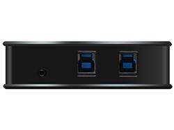 IOGEAR Commutateur de partage de périphériques USB 3.0 4x2 avec adapta
