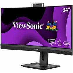 ViewSonic VG3457CV 34" Class Webcam UW-QHD Curved Screen LED Monitor